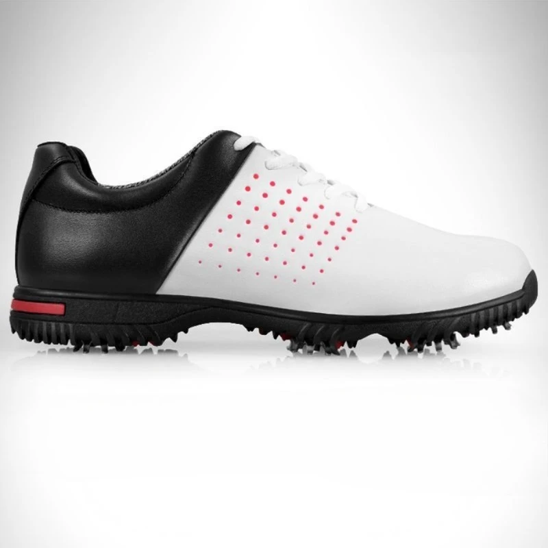 

Professional Golf Training Shoe for Men Genuine Leather Mesh Breathable Golf Sneakers Anti-Slippery Men Athletic Shoes