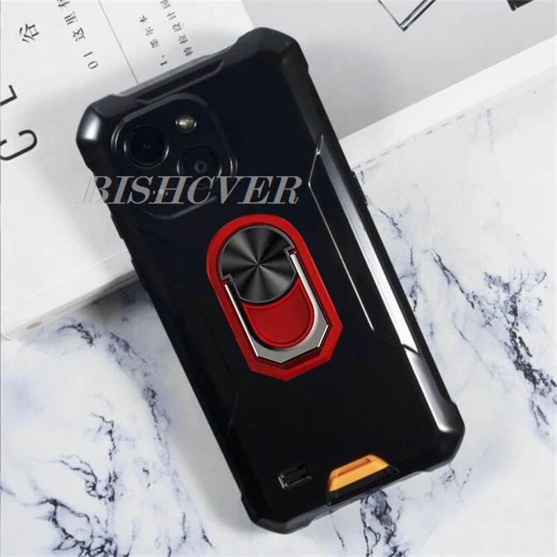 For Oukitel WP32 Pro 6" OukitelWP32 WP32Pro WP20 G2 WP20PRO Back Ring Holder Bracket Phone Case TPU Soft Silicone Cover