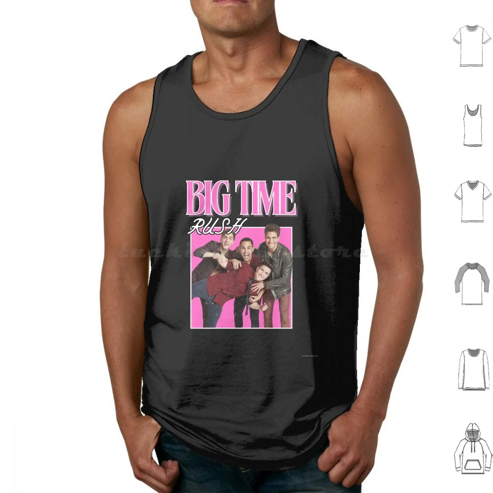 

Винтажные художественные майки Big Time Rush в стиле ретро, винтажные майки без рукавов для большого времени, винтажные майки для кэндала, Смит, Карлос, пена, Вега