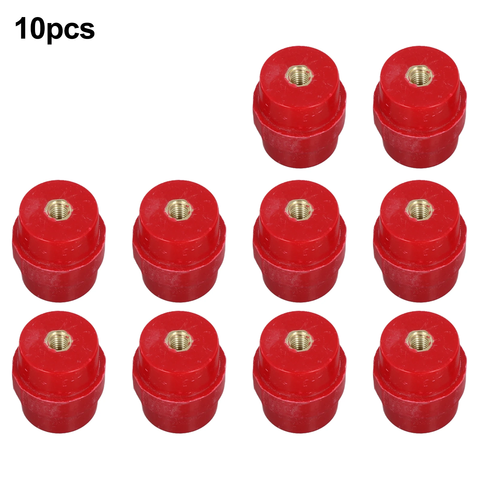 Polyester Insulators Red Insulators 28 24 * 30mm Anti-aging Busbar Insulators Mechanical High Performance Insulator