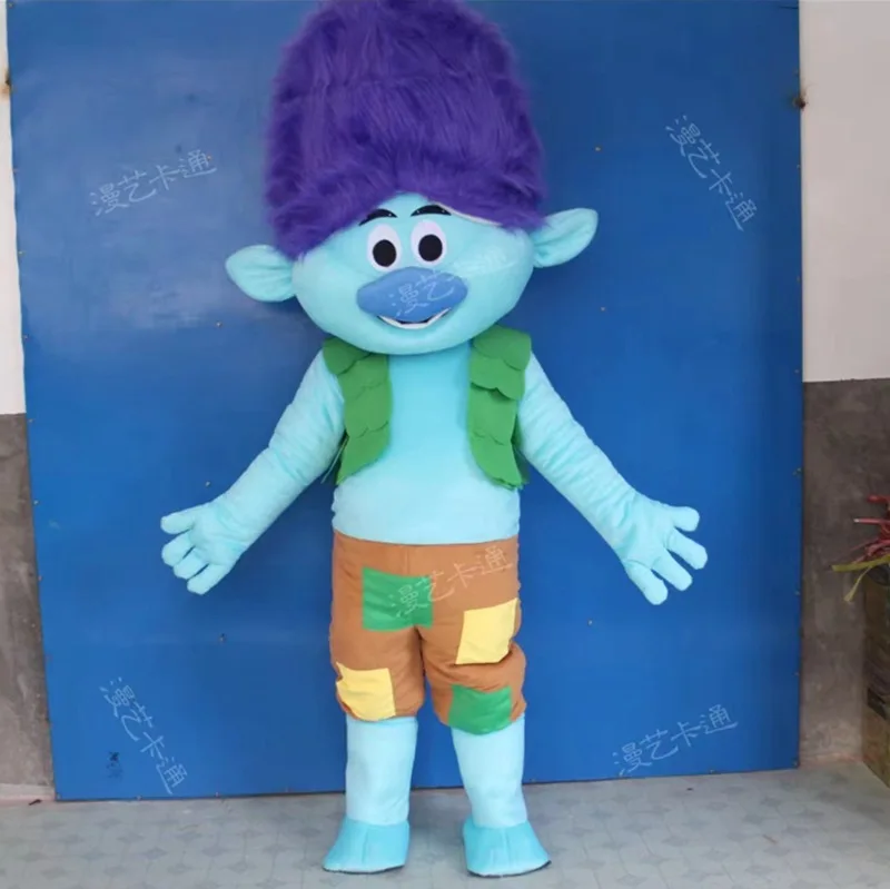 NEW Poppy From Dream works trolls Movie Costume Mascot Fancy Dress Brand Carnival Costume Halloween Gift