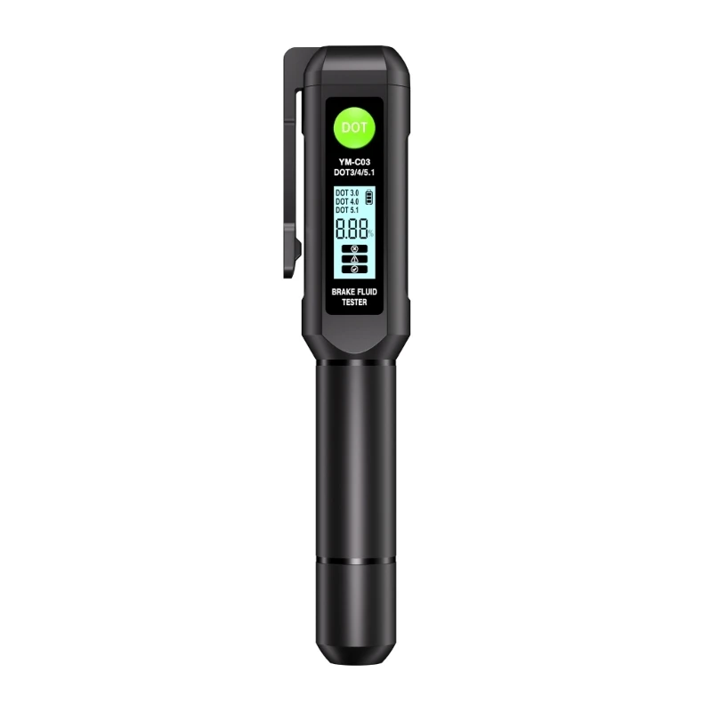 

Car Brake Liquid Digital Tester for DOT3 Oil Quality Check Pen Sound Light Alarm
