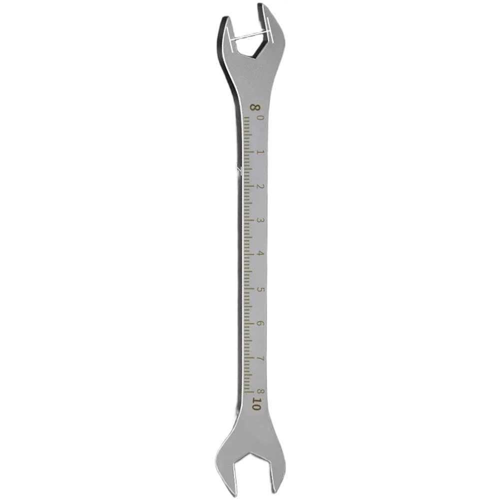 Stainless Steel Dual Open End Wrench with Clear Size Markings and Ergonomic Handle for Consistent Torque in Vehicle Servicing