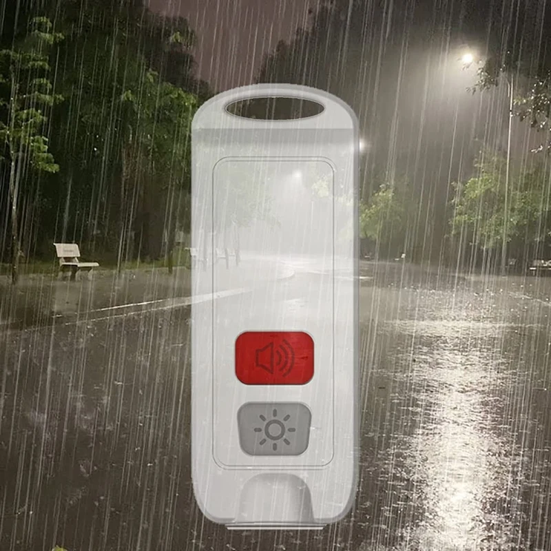 RISE-Personal Alarm,Safety Alarm For Women With SOS LED Light,130DB Siren,Waterproof Keychain Sound Device For Kids Elders