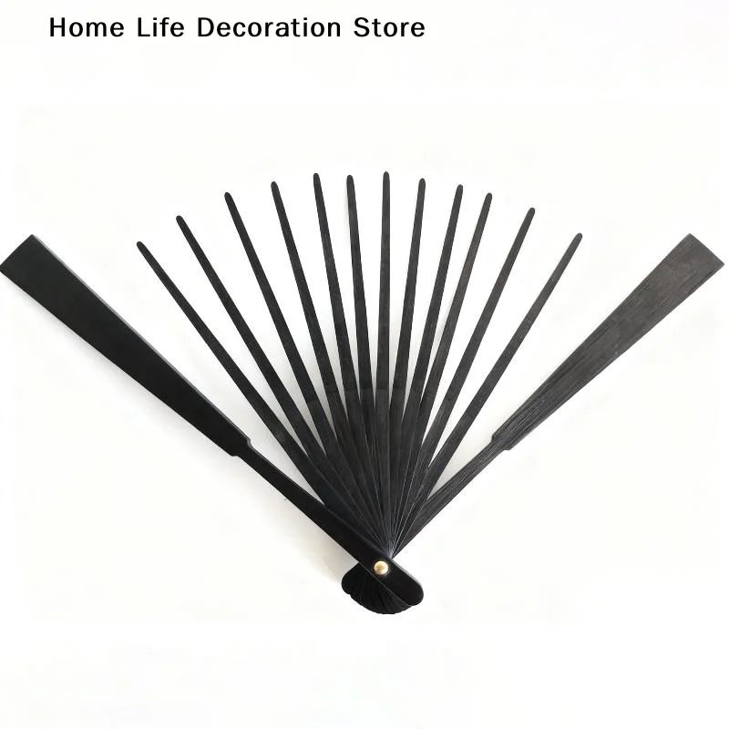 【H】DIY Hand Fan Frame Unfinished Japanese Bamboo Folding Fan Craft Kit For Home Decor Party Wedding