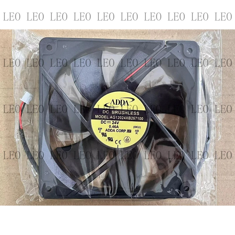 MY For ADDA fan AG12024XB257100 24V 0.46A 120*120*25mm 2pin