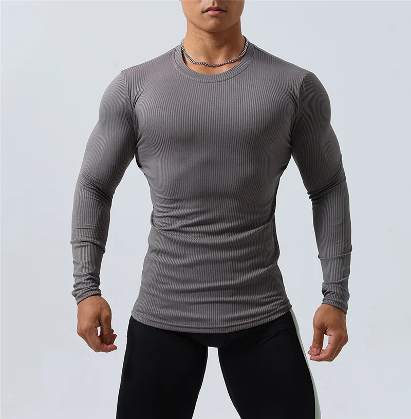 Men Women Compression Running Long Base Tight T Shirt Fitness Sport Basketball Football Skiing Training Gym Bottom Clothes 012