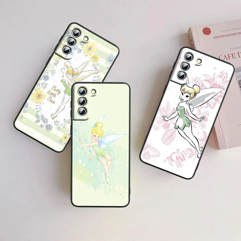 Wonderful Fairy Cartoon Cute For Samsung Galaxy S24 S23 S22 S21 S20 FE S10 S10E Plus Ultra Pro Lite 5G Black Funda Phone Case