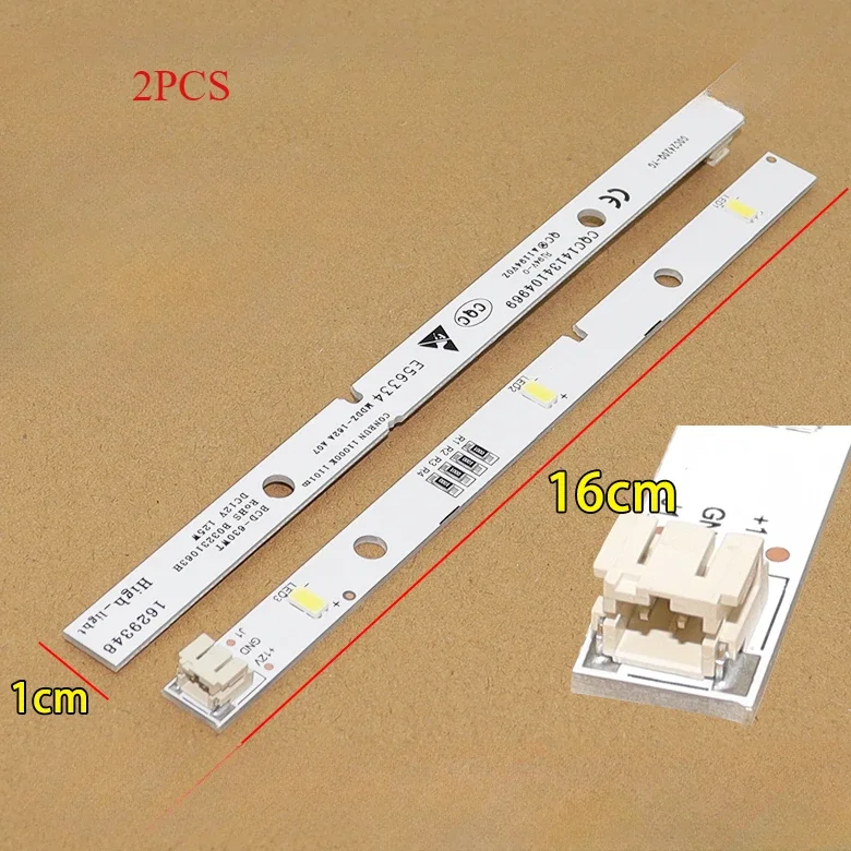 2PCS for Hisense / Rongsheng refrigerator LED lights refrigeration lights 1629348 freezer lights strip light board universal