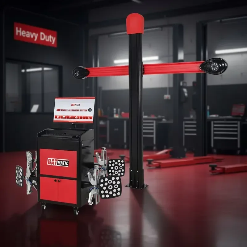 for GATmatic GA-300 Industrial Heavy 3D Wheel Alignment Machine with 2 Cameras and Computer Latest Software