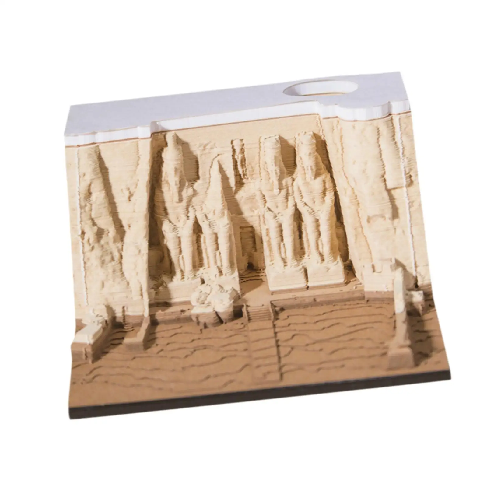 

3D-календарь 2025: Древнеегипетский храм, DIY-блокнот, настольный декор, скульптура, подарок на день рождения