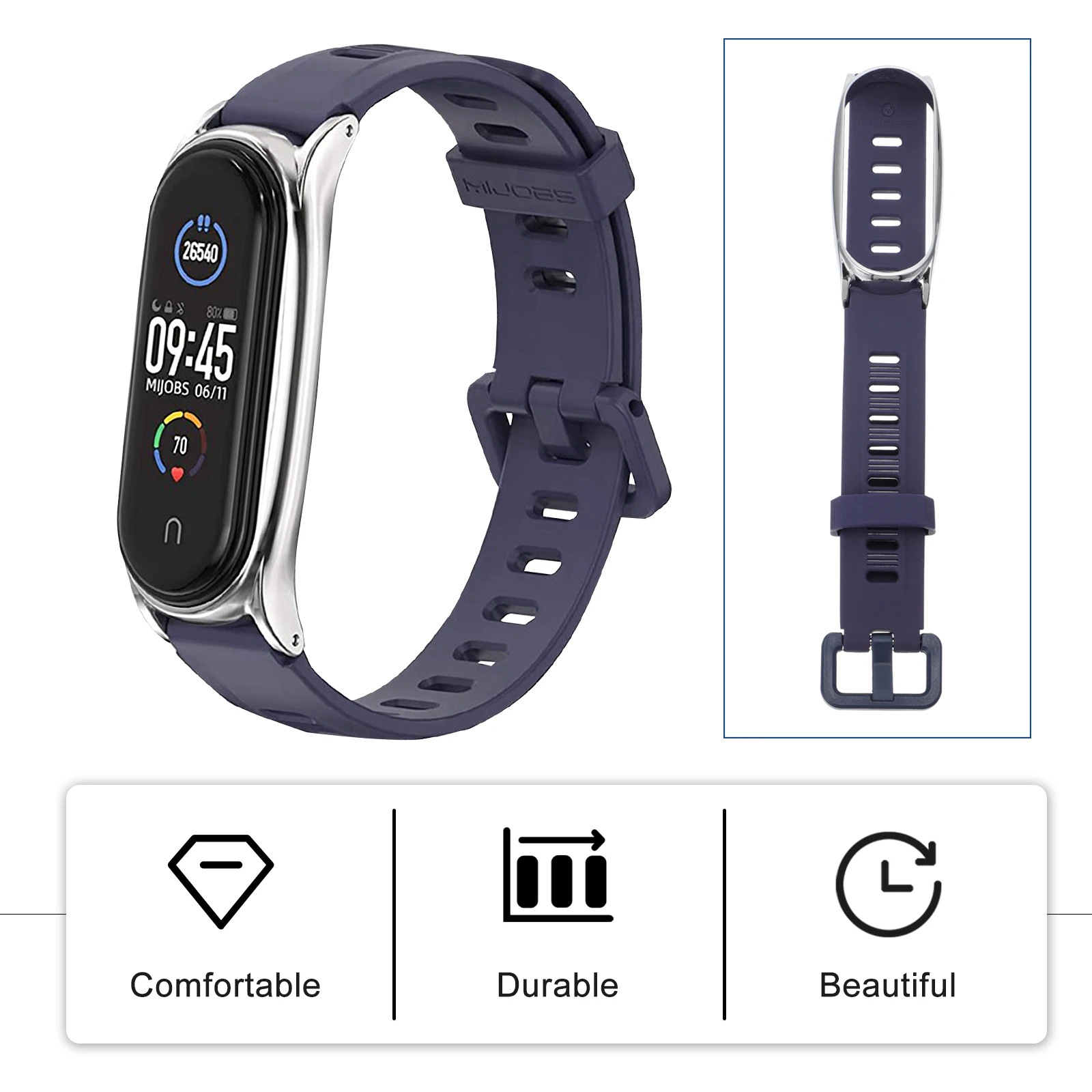 

TPU Watchb for Smart Watch Replacement Wristb Adjustable Soft Durable Material Comfortable Bracelet