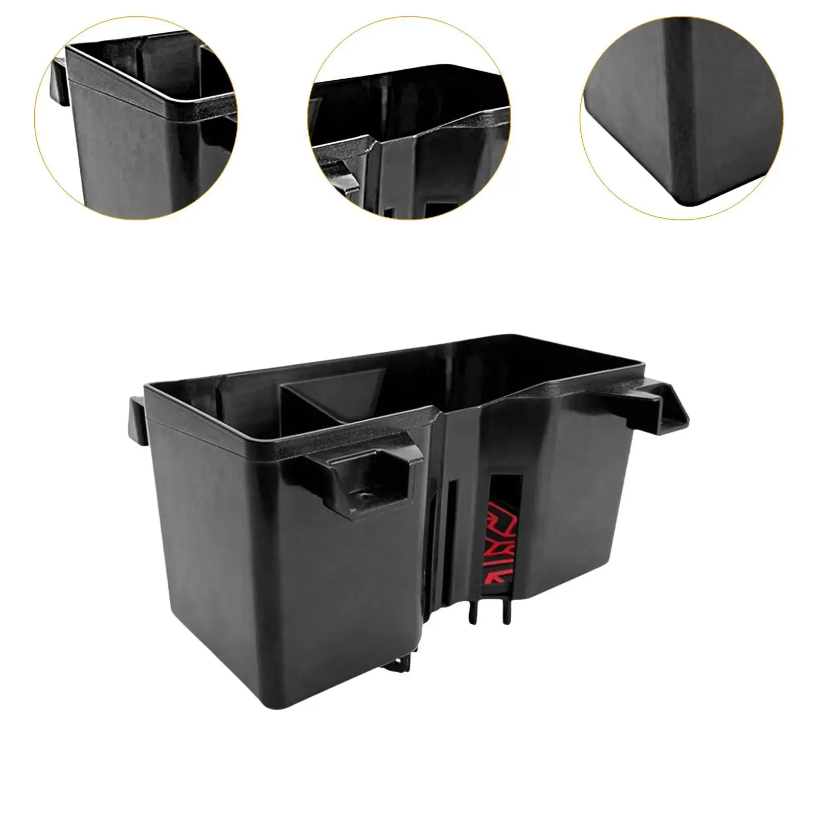 حامل أكواب كبير الحجم بديل لتويوتا للتندرا 2022+ أسود قوي