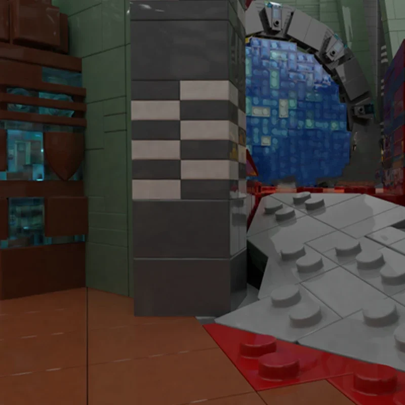 14559 stücke MOC Science Fiction Film (Stargate Atlantis) Architektur Bausteine Modell Montage Spielzeug Kinder Festival Geschenke