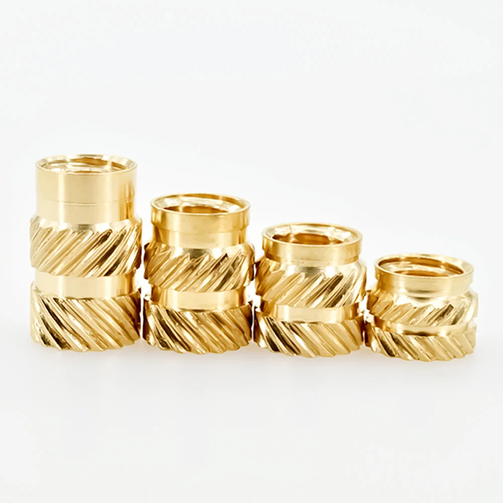 Heat Nutsert M2 M2.5 M3 M4 M5 M6 Brass Insert Nut Hot Melt Threaded Nuts Inserts Embed Knurled Insertnut For 3D Printer PC