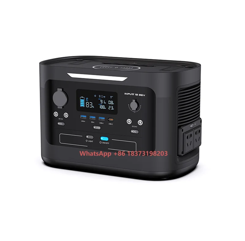 旅行用1000w 2000w 3000w電動リチウムソーラー発電機 キャンプ用ポータブル発電機 屋外用電源ステーション