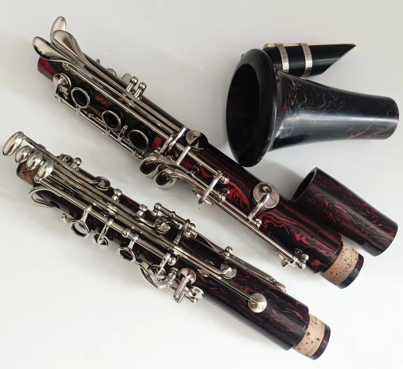 

Hot Sale Cumberland Rubber Bb Clarinet Musical Instrument