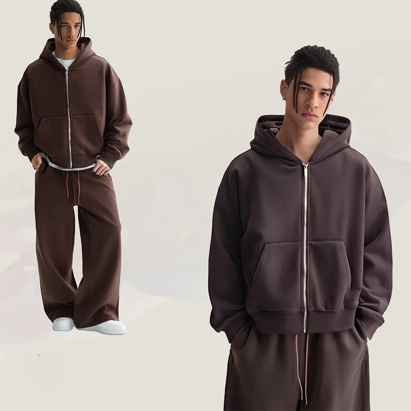 New fashion zipper hooded sweatshirt and pants for women, street style zipper hooded sweatshirt and pants two-piece set