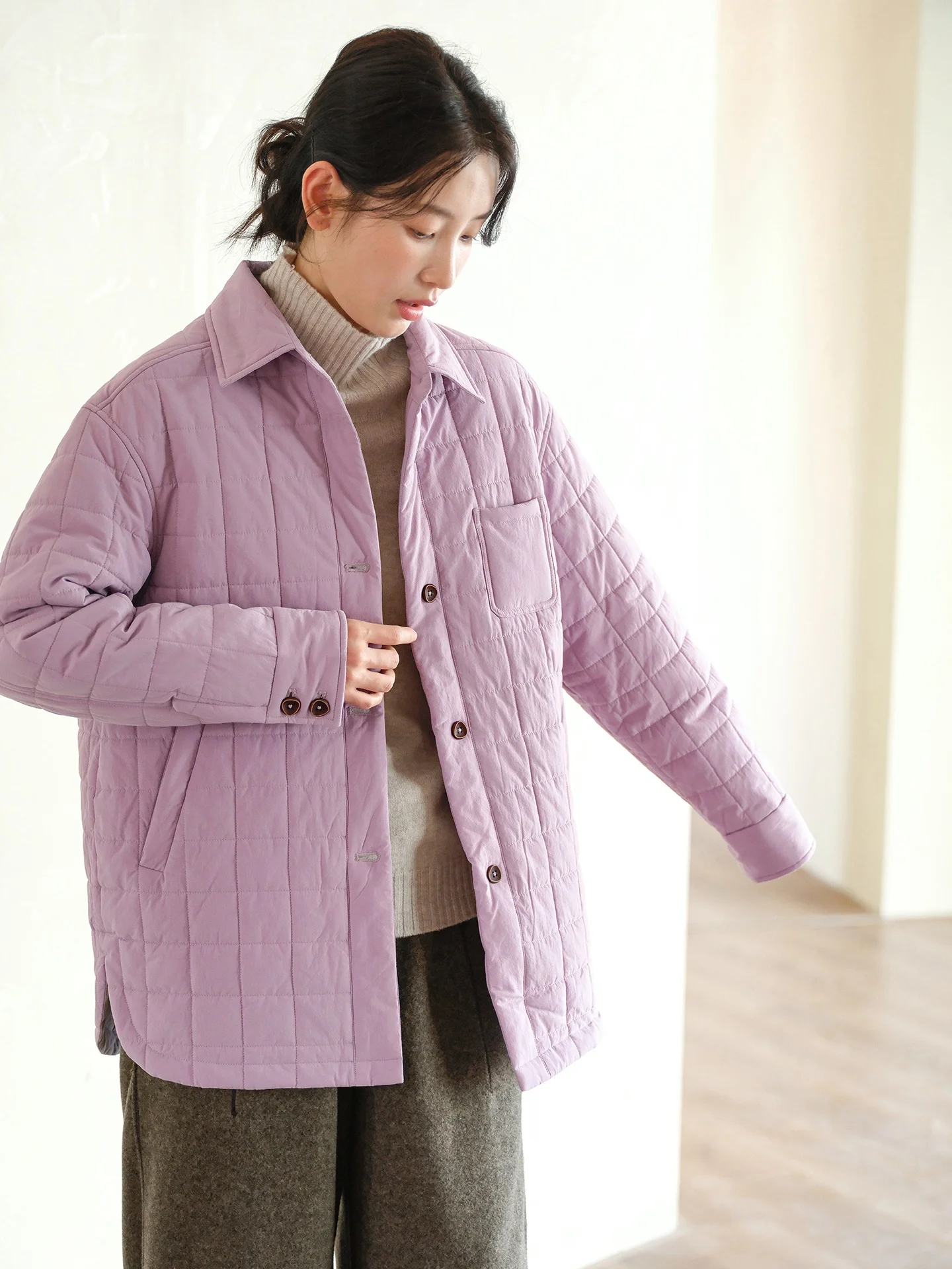 

High Densi Pure Cotton ort Jaet Women's Warmth Guaranteed New Snowy Cotton Autumn Winter New Sle R Pthorpe