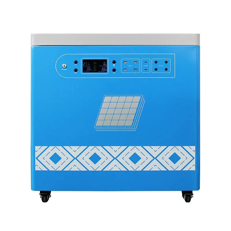 

solar MPPT Charge Controller Mobile Inverter Control All-in-one Off Grid System With Battery Power Solar Generator 10kw 220v
