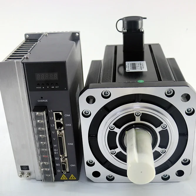 CNC Servos 180M48015B 7.5KW Servo Motor 1500rpm 48nm 380V 7.5KW Ac Servo Motor Driver With Brake For Cnc Machine