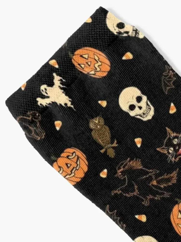 Hallowed Pattern Socks ankle winter shoes Antiskid soccer Boy Child Socks Women's