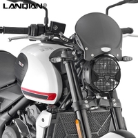 For Trident 660 Trident660 2021 2022 2023 2024 Motocycle Accessory Headlight Protector Cover Grill Grille Lamp Light Protection