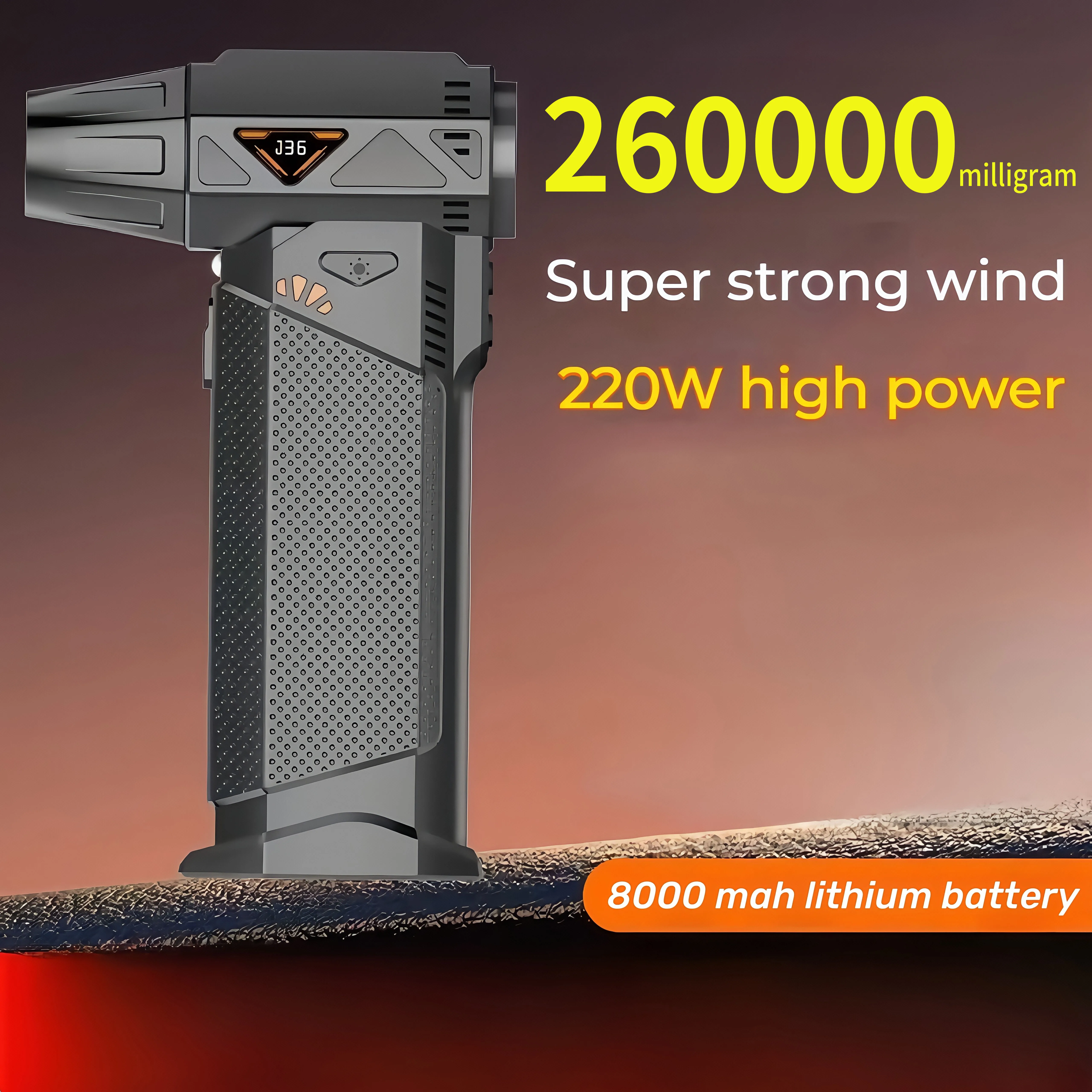 AbuDodo 53m/s 260g Downforce Turbo Fan Brushless Motor Industrial Cooling High-Power Airflow  Heat Resistant