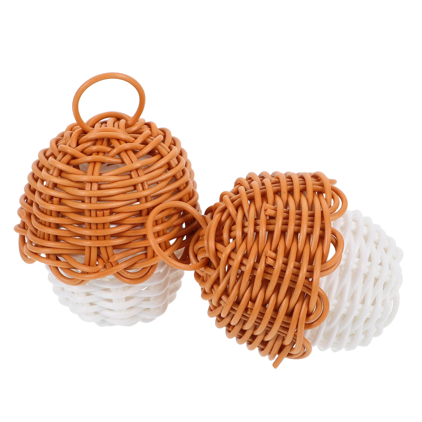 

2 Pcs Handheld Pine Cone Bag Jewelry Toy Craft Pinecones Pp Goodie Bags for Christmas Mini Purse Treat