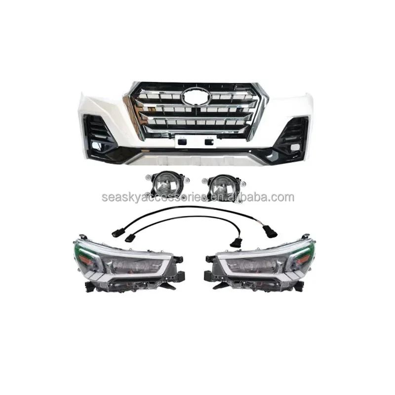 

Hot Body kits Front Bumper Facelift For Hilux Revo 2021 Upgrade To LMJ Body kits