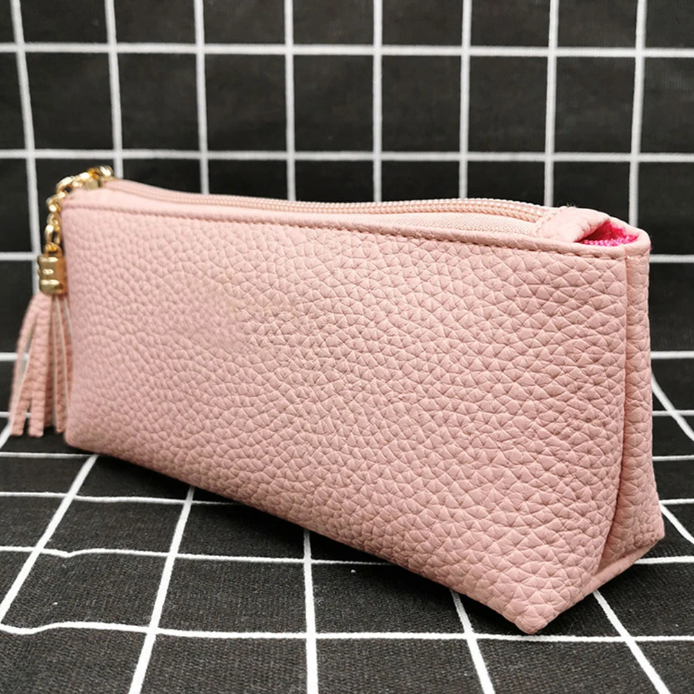 

1pc Shiny Stitching Bag Travel Cute Pouch Zipper Design Portable Toiletry Makeup Storage Bag Fashion Toiletries Pouch