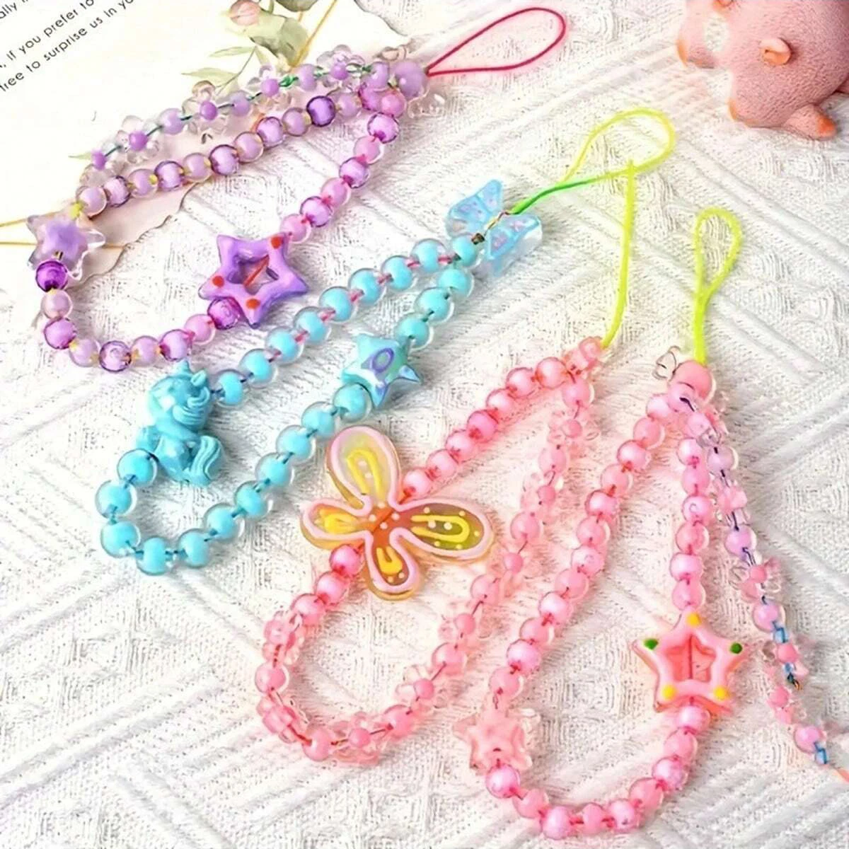 30g/1.06oz/bag 6-12mm Mixed Cute Styles Loose Beads ForJewelry Making Creative DlY Bracelet Necklace Decors Beaded Supplies image 6