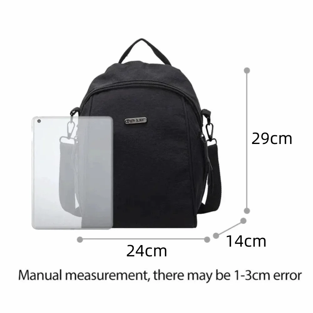 Fashion Lightweight Shoulder Bag Multifunctional Durable Handheld Bag Large Capacity Travel Backpack Casual Use
