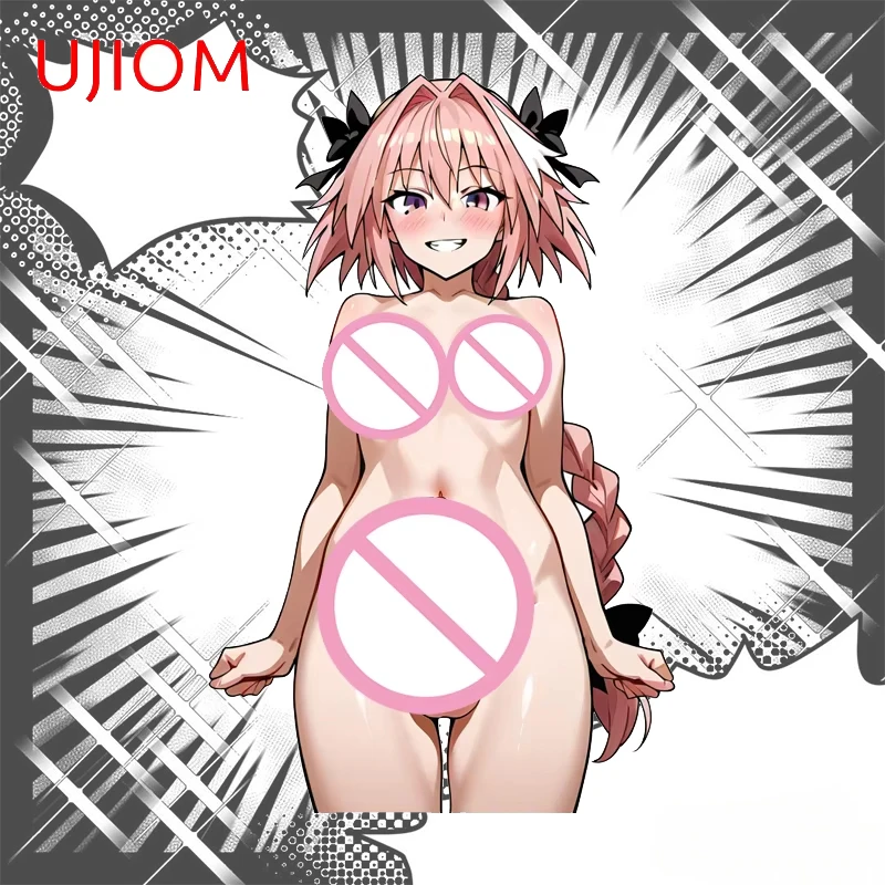 UJIOM Astolfo Hot Alluring Femboy Wall Sticker Cool Computer Case Decal Unique Scratch-proof Room Decoration Accessories