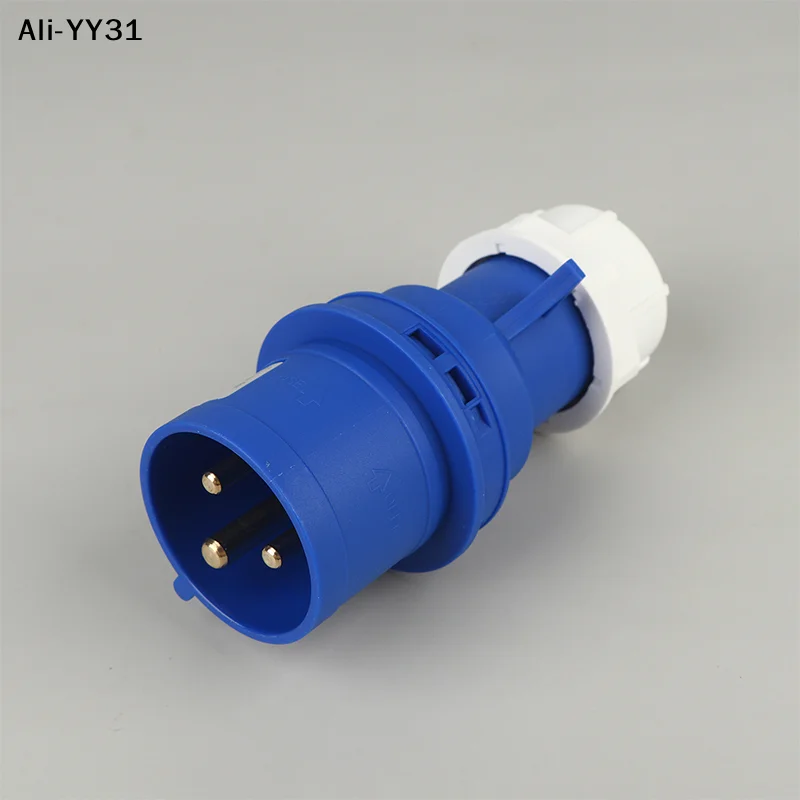 【W3】1Pc 2026 New 32A 3pin Connector Industrial Male&female Plugs SFN-023/SFN-223 Waterproof IP44 220-240V~2P+E