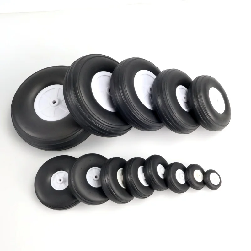 

aircraft model fixed wing real aircraft tire PU rubber wheel landing gear wheel diameter 2.25/2.5/2.75/3.0/3.5/4/4.5/5 inches RC