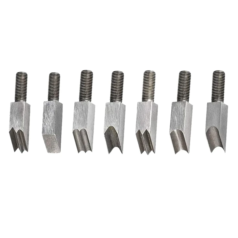 

7 Pcs Chamfer Planer Head Woodworking Blade Edge Corner Plane Bevel Manual Planer Chamfering Trimming Accessories