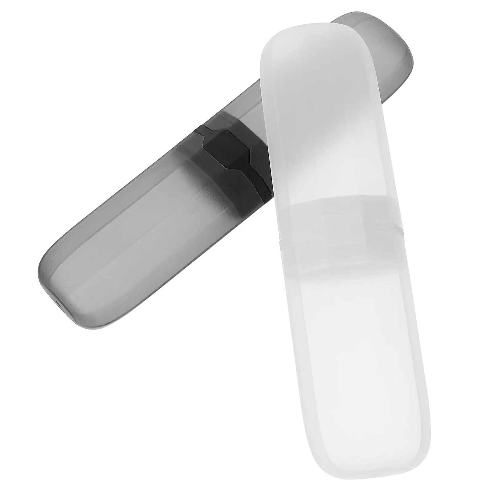 

2Pcs Portable Toothbrush Box PP Containers Travel Bathroom Holders Tight Seal Waterproof Toothbrush Storage Small Toothpaste