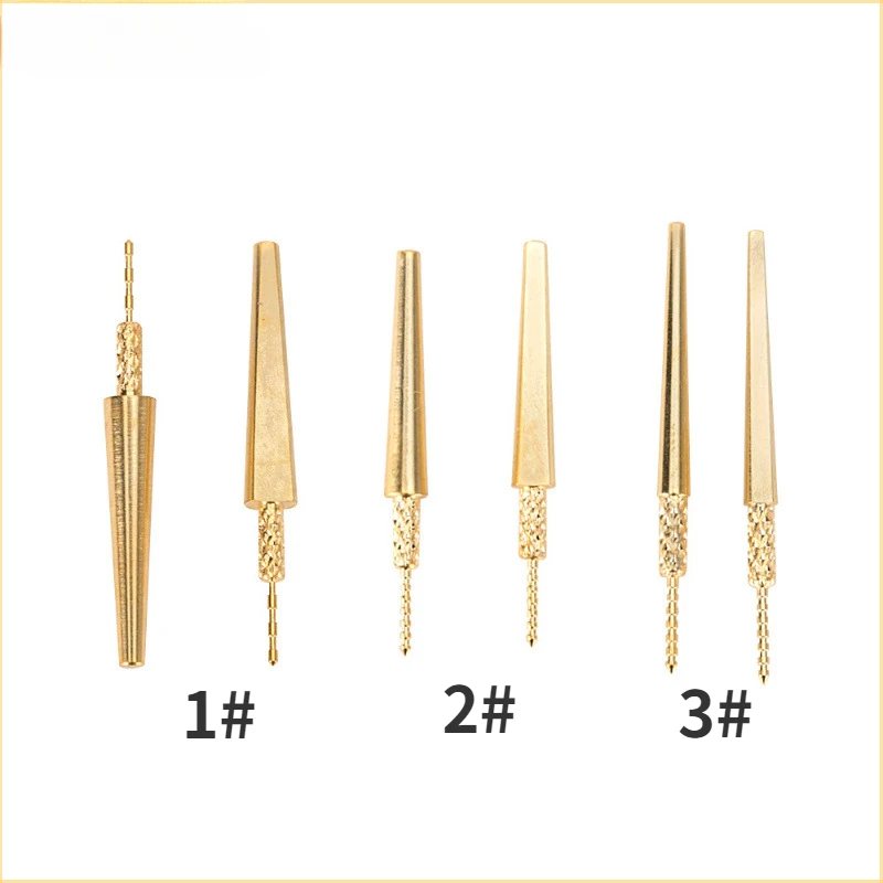 

Dental Lab Brass Dowel Stick Pins With Spike Pitch Brass Pins For Plaster Stone Die Model Work Dental Material Size 1#,2#,3#