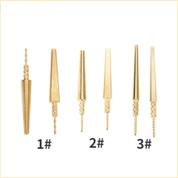 Dental Lab Brass Dowel Stick Pins With Spike Pitch Brass Pins For Plaster Stone Die Model Work Dental Material Size 1#,2#,3#