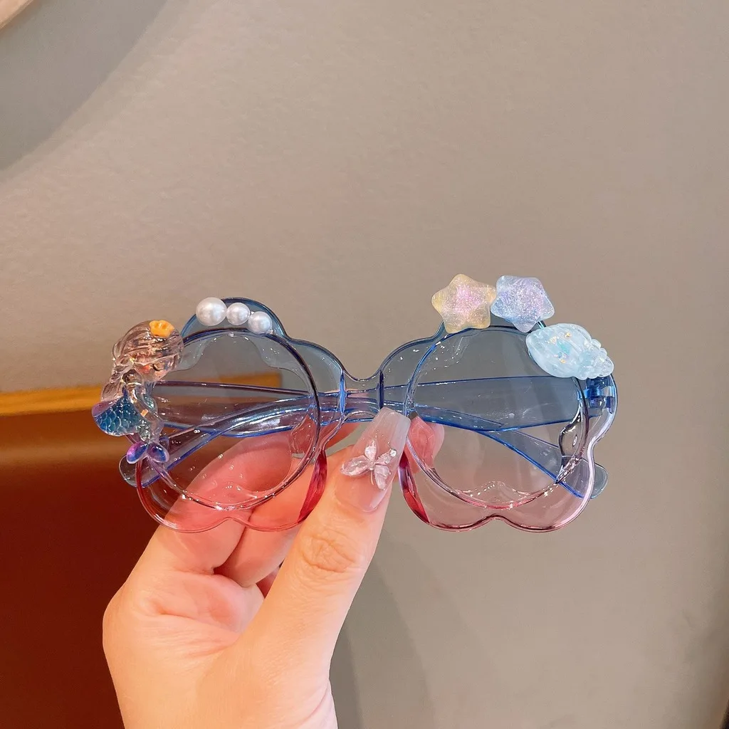 Beach Party Eyewear Petal Frame Sunglasses Flower Shape Sunglasses Fashion Colorful Sun Glasses For Shopping Daily Wear
