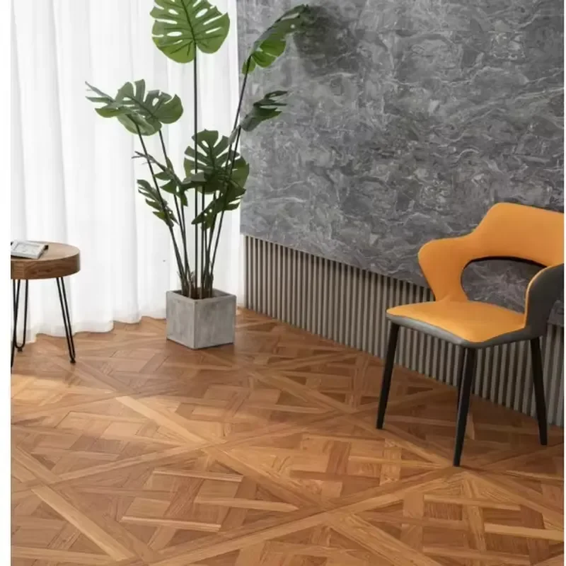 Custom Item, Contact Us 200 Models French Oak Walnut Parquet Engineered Versaille Herringbone Flooring Easy Installation