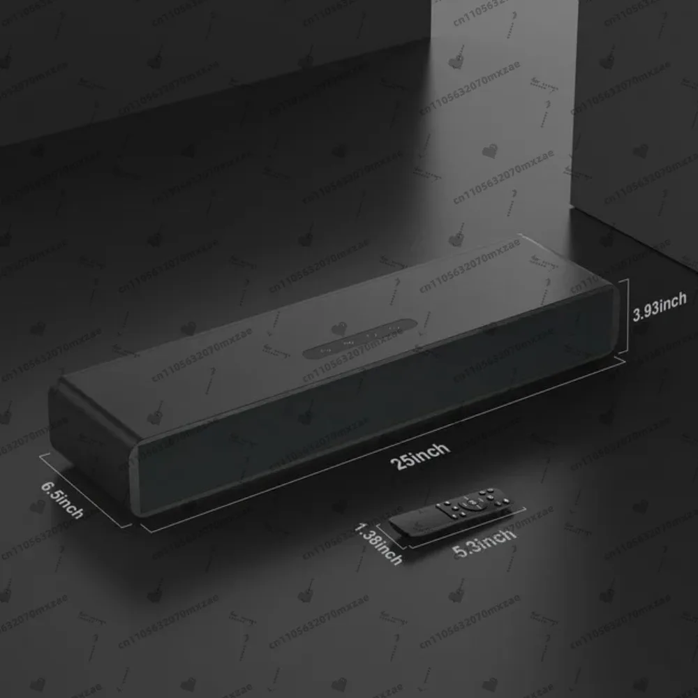 Panoramic Sound Soundbar with Bluetooth 5.0, Home Theater Speaker for TV & Computer Desktop