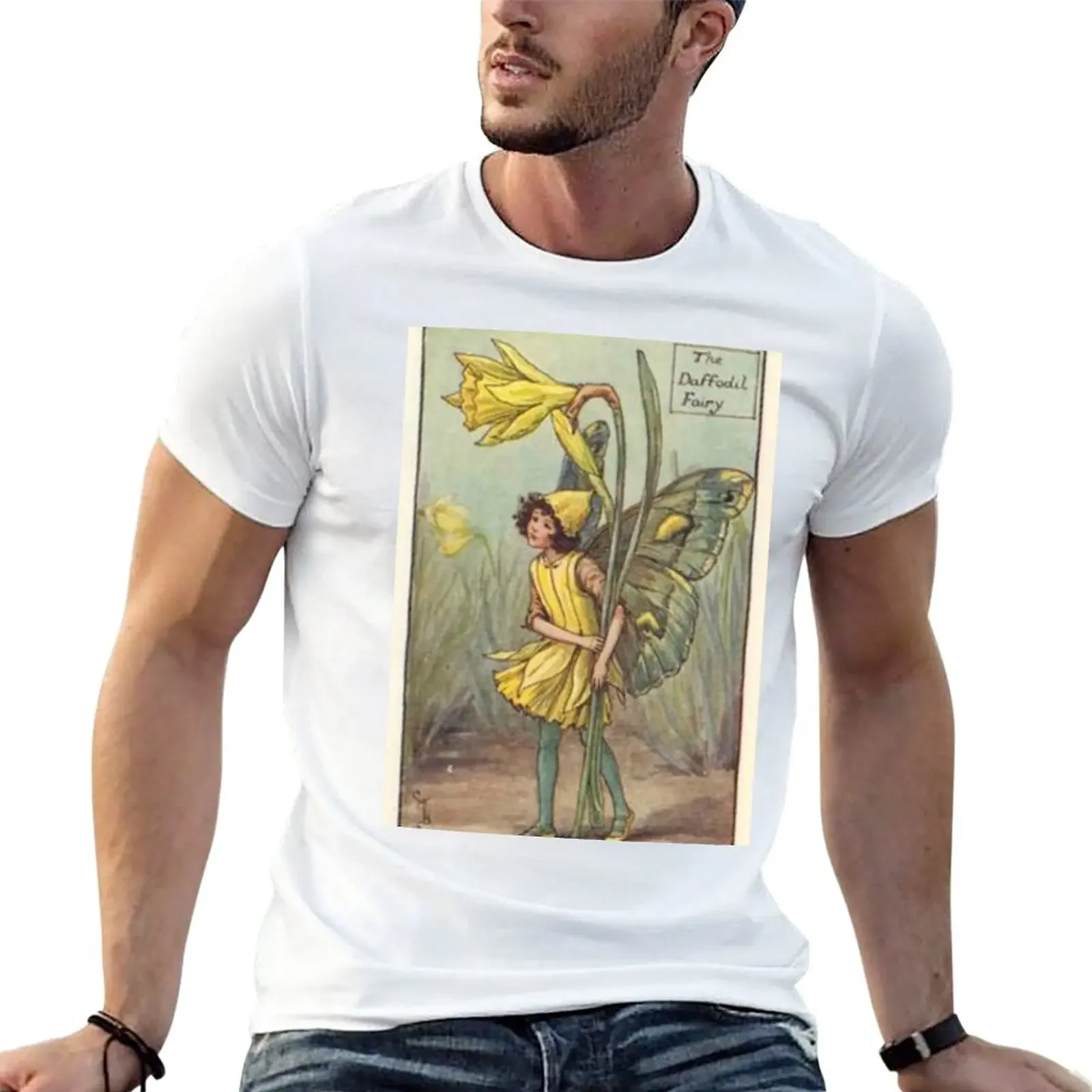 

New The Daffodil Fairy T-Shirt designer shirts vintage graphic tee sports fans t shirt men