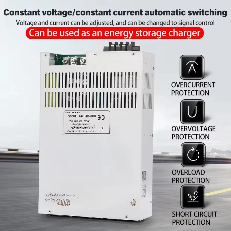 000W Switching Power Supply 220V/380V AC/DC 15V-220V CC/CV Adjustable Industrial Transformer SMPS 48V 80V Battery charging