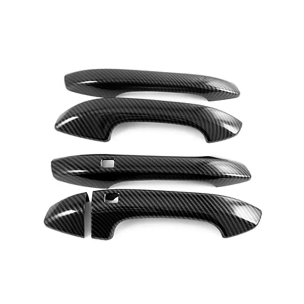 Protect and Customize Your For Kia K5 2020 2023 with Carbon Fiber Style Door Handle Cover Trim Excellent Craftsmanship!