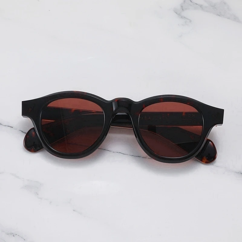 JMM BALZAC للجنسين تصميم كريستال شفاف مستدير للنساء نظارات شمسية عصرية للنساء نظارات شمسية أنيقة للرجال