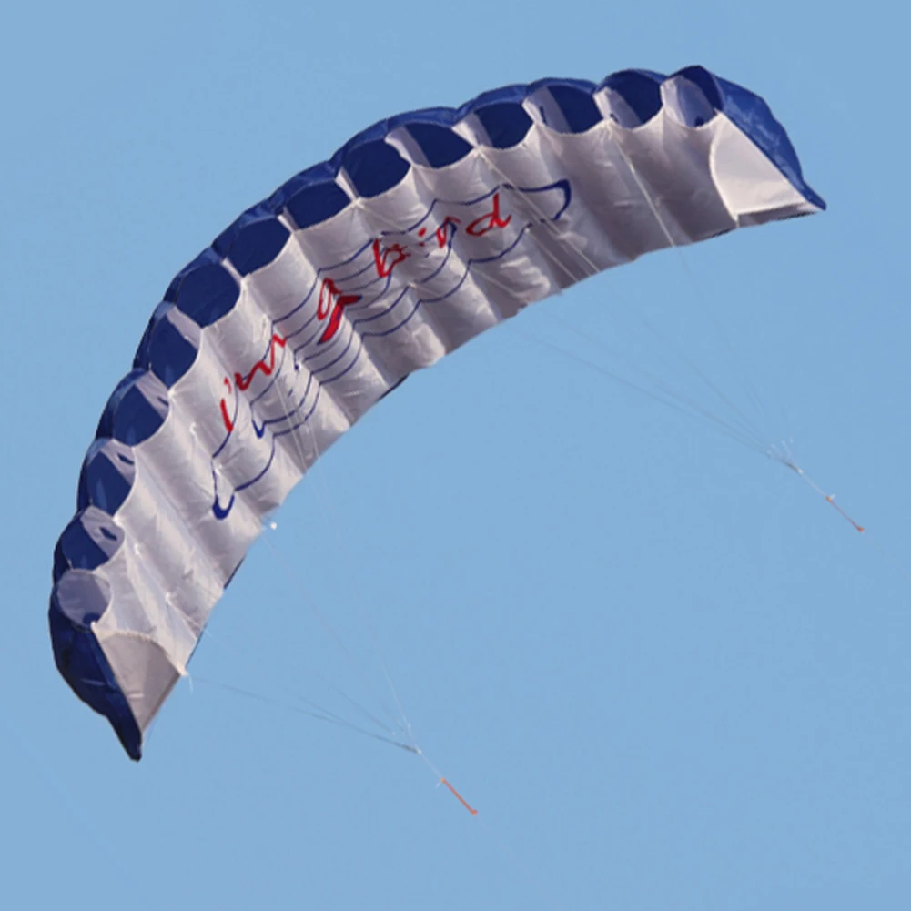 Beach Kite High Quality Dual Line Parafoil Kite Professional Large 1.4m with 2 Handle for Beach Outdoor Fun for Adults Children