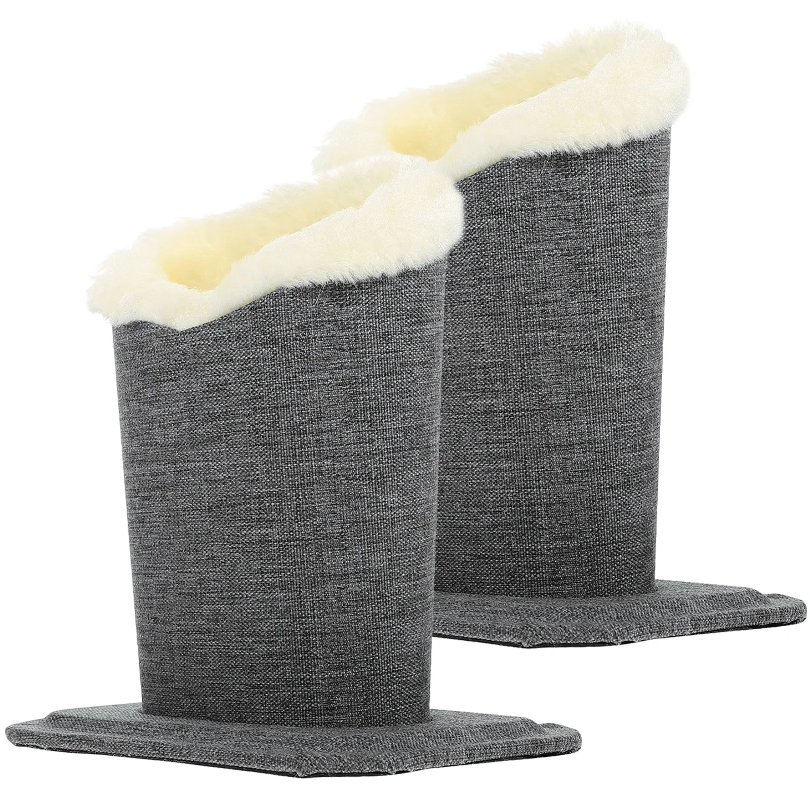 2 Pcs Fabric Glasses Holder Store Eyeglasses Holders Desktop Base Plush Display Sunglasses Stands Modern Eye Wear Stand