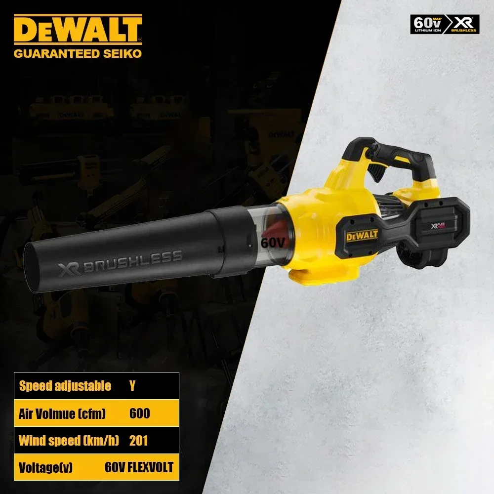 Dewalt DCMBA572 Flex Volt 60v Cordless Blower Brushless Heavy Duty Wind Speed 55.8m/s 600cfm Universal 54v Pack for Cleaning